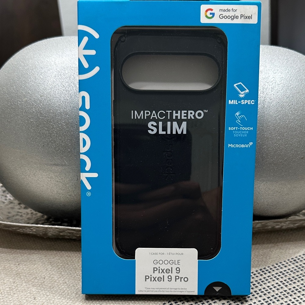 Speck ImpactHero Slim Black Case for Pixel 9/ Pixel 9 Pro